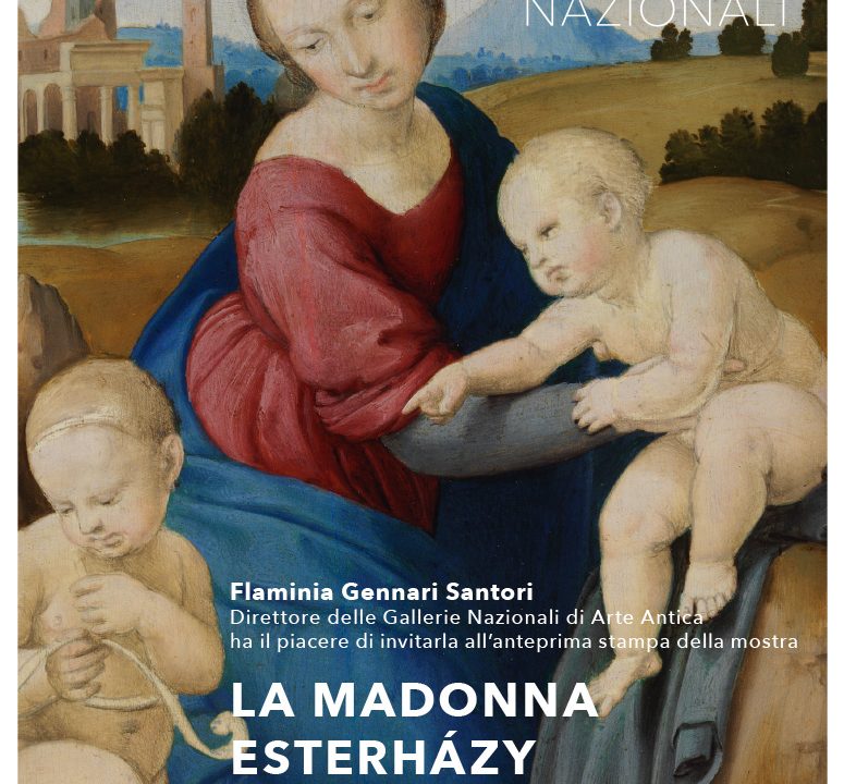 “La Madonna Esterházy di Raffaello”in mostra da martedì 30 gennaio 2018 a Palazzo Barberini