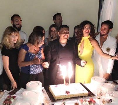 Sulla terrazza Posh di Palazzo Naiadi, The Dedica Anthology, Autograph Collection una parata di star a cena da Niko Sinisgalli per i 50 anni di Valter D’Errico.