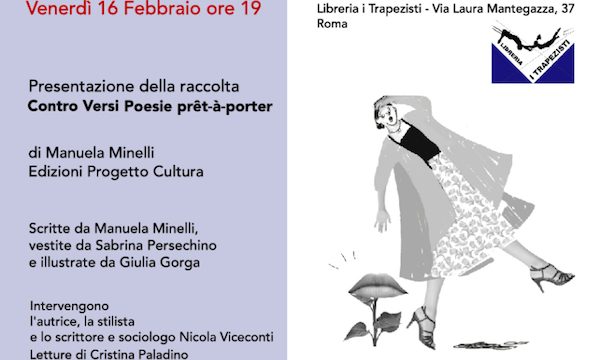 “Contro-Versi Poesie prét-à-porter”:  Il primo libro di poesie vestito da una stilista d’Alta Moda