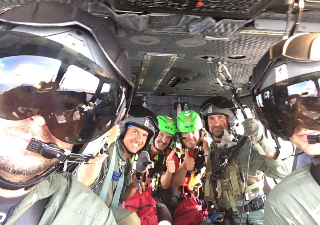 HH-139 dell’Aeronautica Militare ritrova disperso sull’Altopiano di Asiago