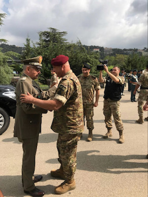 Il Generale Graziano visita il suo omologo libanese “fondamentale continuare a lavorare in stretta sinergia per la stabilità del Paese”