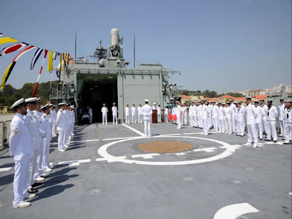 La fregata Scirocco entra a far parte del dispositivo navale European Maritime Force (EUROMARFOR)