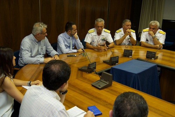 Il Presidente ed il Direttore Generale dell’ISPRA in visita al Laboratorio Ambientale della Guardia Costiera