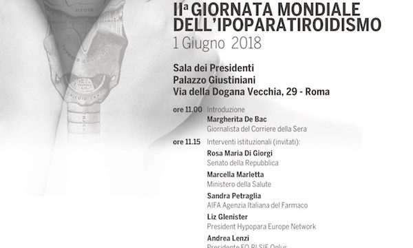 Torna a Roma la Giornata Mondiale dell’Ipoparatiroidismo:  l’impegno di A.P.P.I. per le nuove frontiere  di cura della malattia