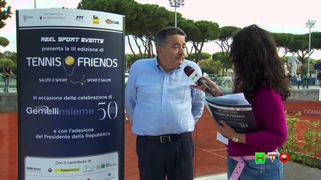 Policlinico Gemelli – Tennis & Friends – Intervista al Prof. Rocco Bellantone