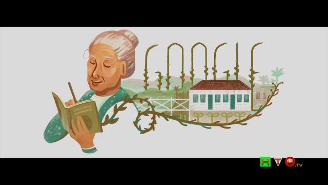 Doodle di Google per festeggiare  il 128° compleanno di Cora Coralina