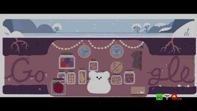 Il doodle di Google per il Solstizio d’Inverno 2017 nell’Emisfero Australe