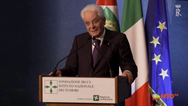 Intervento del Presidente Mattarella alla Fondazione IRCCS – Istituto Nazionale dei Tumori