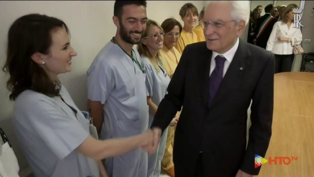Il Presidente Mattarella visita la Fondazione IRCCS – Istituto Nazionale dei Tumori