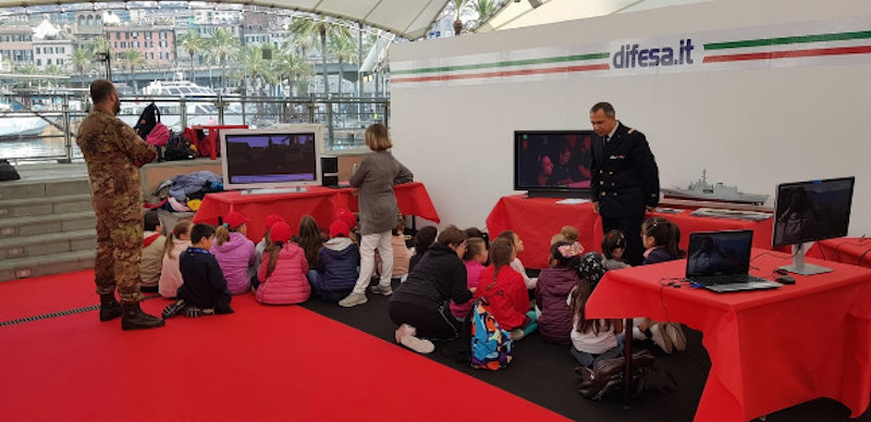 Festival della Scienza: le Forze Armate al fianco delle famiglie colpite dalla tragedia del Ponte Morandi