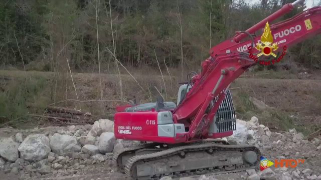 Vigili del Fuoco – Taibon Agordino (BL), Pulizia alveo del Fiume Tagnàs dopo l’ondata di maltempo