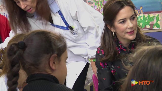 Visita della famiglia reale danese al Bambino Gesù