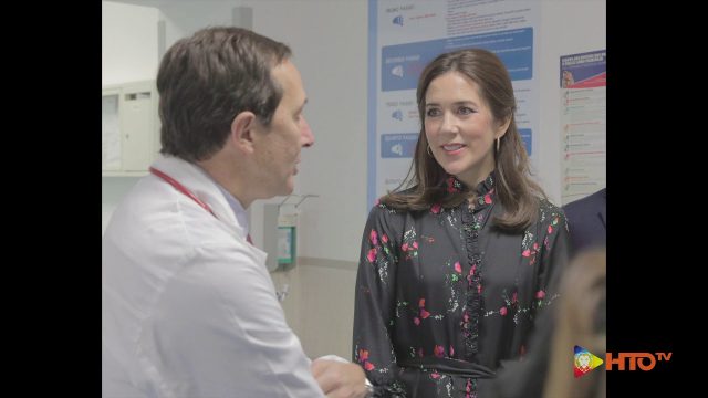 Visita della famiglia reale danese al Bambino Gesù