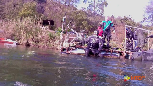 Immersi nel lago di Nemi si brinda al 2019 ricordando Caligola e il mistero della terza nave