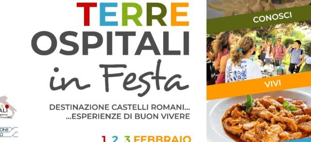 Terre ospitali in festa dal 1° al 3 febbraio presso le Mura del Valadier a Frascati