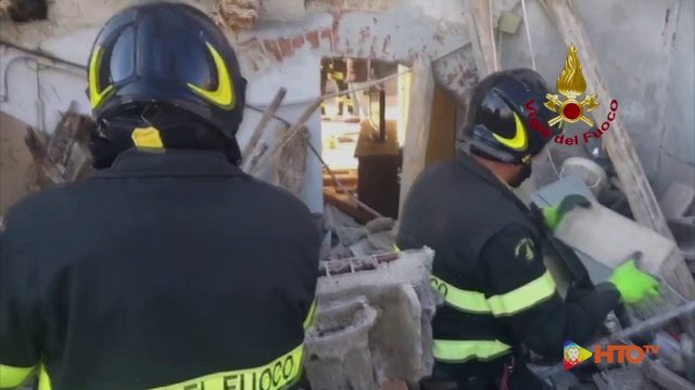 Vigili del Fuoco – Campetello sul Clitunno (PG), Esplosione di un appartamento per una fuga di gas