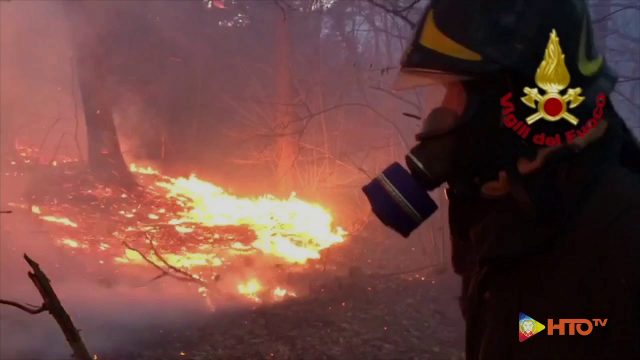 Vigili del Fuoco – Monte Matrica (VA), Incendio boschivo