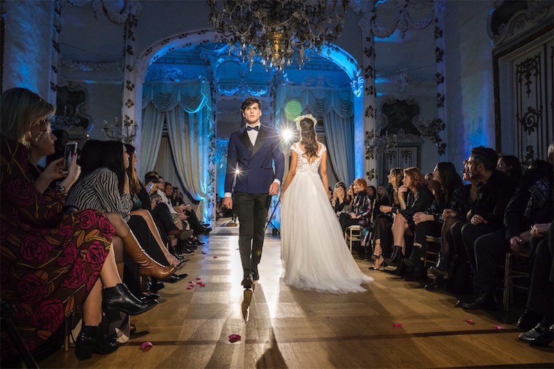 La moda sposa di Maria Laurenza illumina il bridal weekend a Palazzo Brancaccio