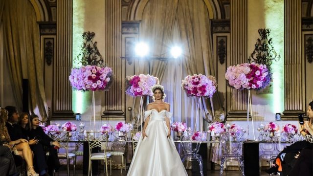 La moda sposa di Maria Laurenza illumina il bridal weekend a Palazzo Brancaccio