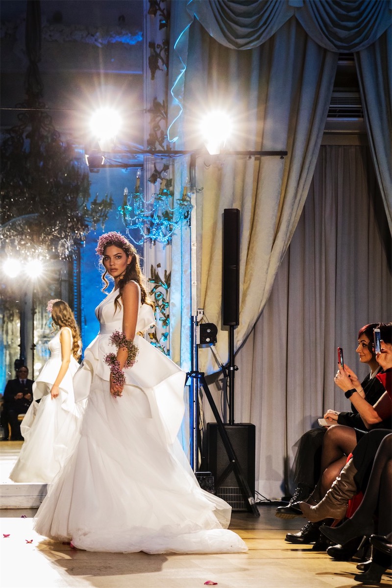 La moda sposa di Maria Laurenza illumina il bridal weekend a Palazzo Brancaccio