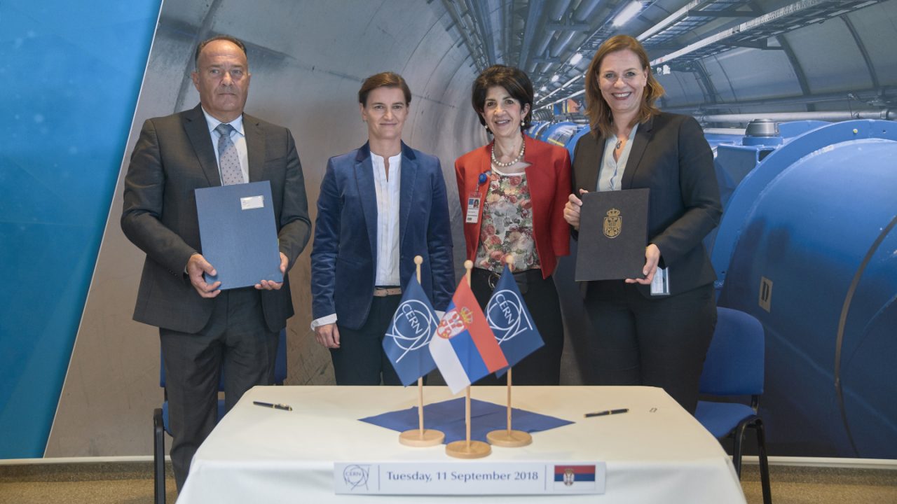 Serbia joins CERN as its 23rd Member State