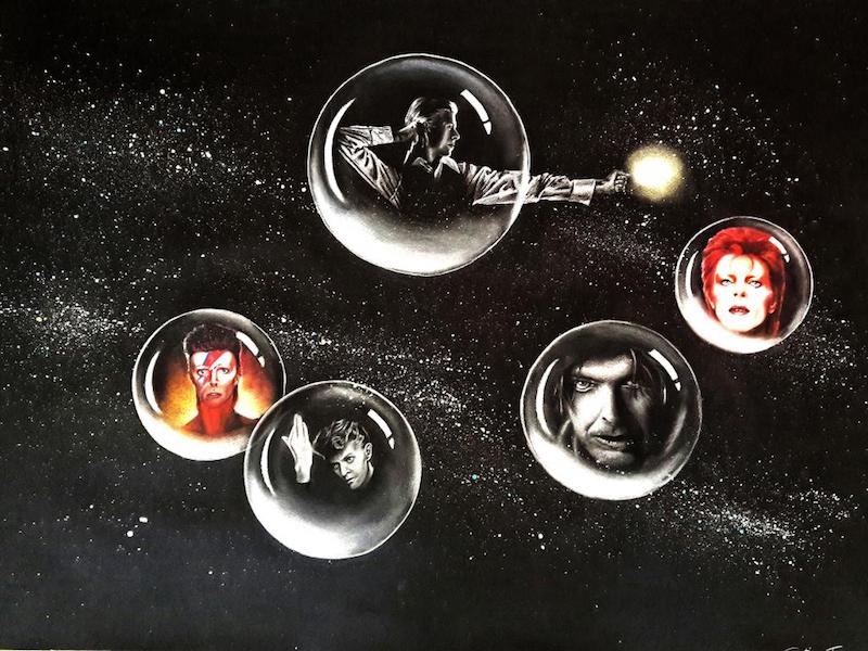 SpazioCima: “Far above the moon”, dal 4 al 21 giugno la mostra su David Bowie, a 50 anni da “Space Oddity”