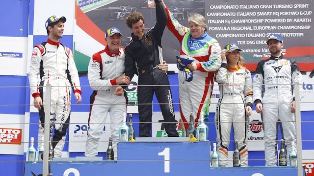 TCR DSG Endurance: Dionisio-Barri su Audi conquistano Vallelunga