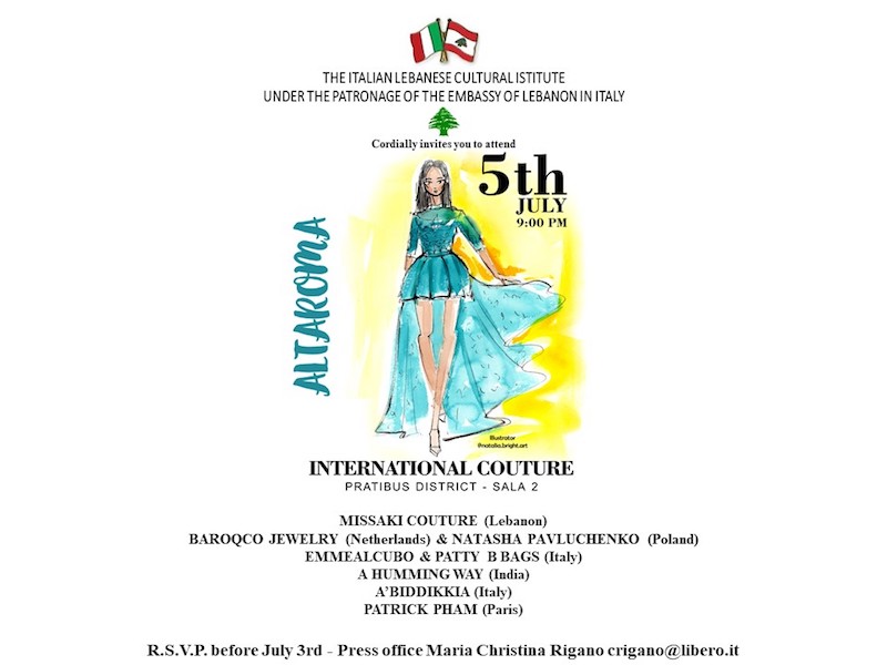 Alta Roma: terza edizione della sfilata “International Couture”
