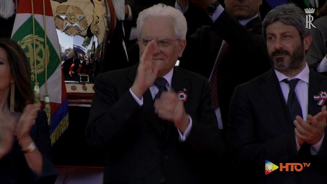 2 Giugno 2019,  LXXIII Festa della Repubblica – Il Presidente della Repubblica Sergio Mattarella alla Parata Militare su Via dei Fori Imperiali