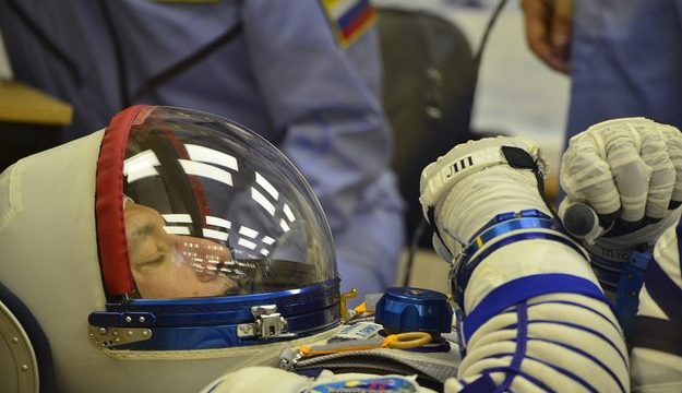 Record-breaking astronaut returns from six months in orbit