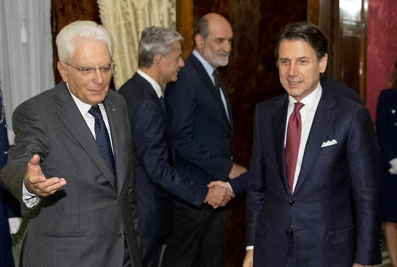 Il Presidente Mattarella ha ricevuto il Presidente del Consiglio Conte che ha rassegnato le dimissioni del Governo