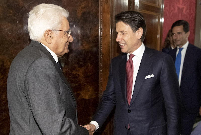 Il Presidente Mattarella ha ricevuto il Presidente del Consiglio Conte che ha rassegnato le dimissioni del Governo