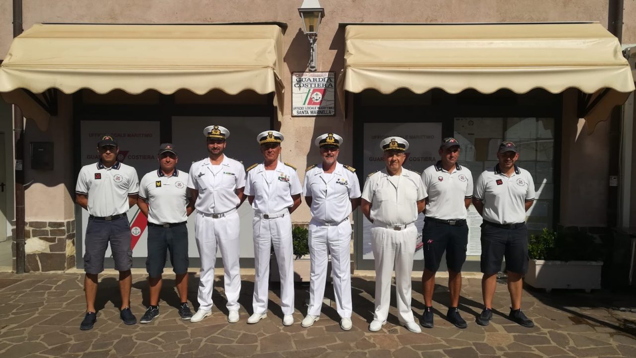 Il Comandante Generale del Corpo delle Capitanerie di porto in visita all’Ufficio Locale Marittimo di Santa Marinella.