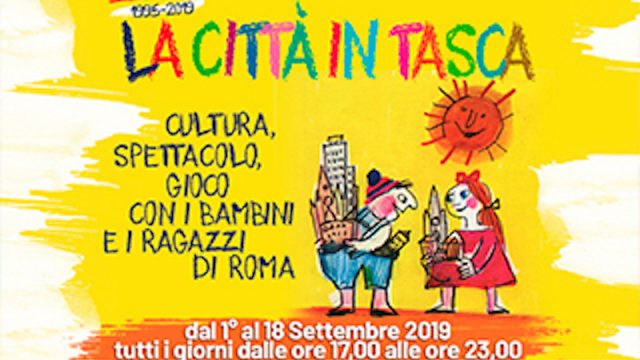 25  anni de “La Città in Tasca”: l’Estate Romana dei ragazzi torna dal 1° al 18 settembre con arte, cultura, spettacolo, teatro e gioco