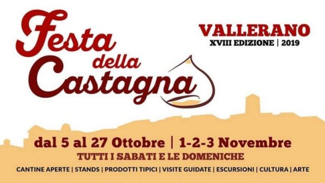 La Festa della Castagna di Vallerano: dal 5 ottobre la XVIII edizione