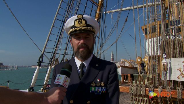 Marina Militare – XII Regional Seapower Symposium all’Arsenale di Venezia – Intervista al Comandante della Nave Scuola Amerigo Vespucci C.V. Gianfranco Bacchi