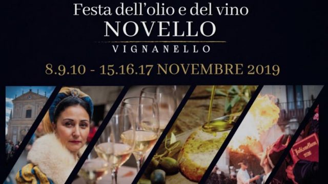 Al via la “Festa dell’Olio e Vino Novello di Vignanello”: il programma di 8-9-10 novembre