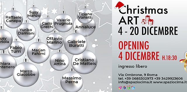 SpazioCima: “Christmas Art” dal 4 al 20 Dicembre