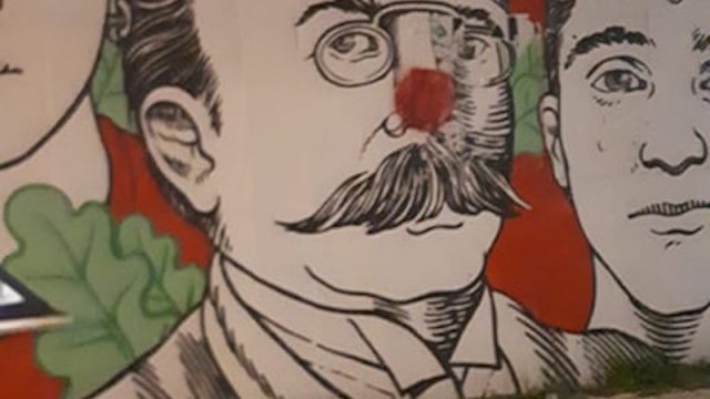 Sinistra Italiana X Municipio: Murale di Lido Nord, deturpati i volti di Lido Duranti e Andrea Costa.