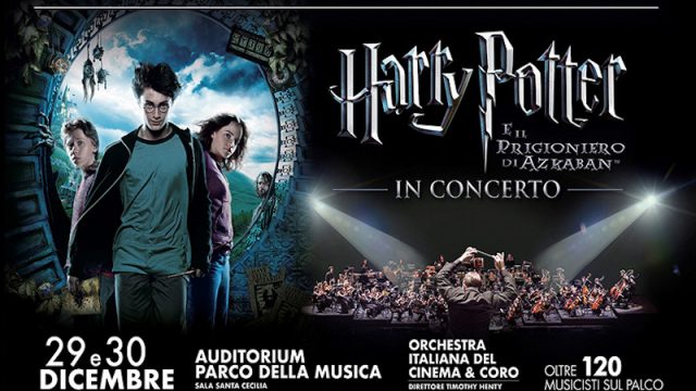 OIC e ICE PARK AUDITORIUM insieme per un evento Harry Potter Style il 21 dicembre, ore 18:00 all’ Auditorium Parco della Musica