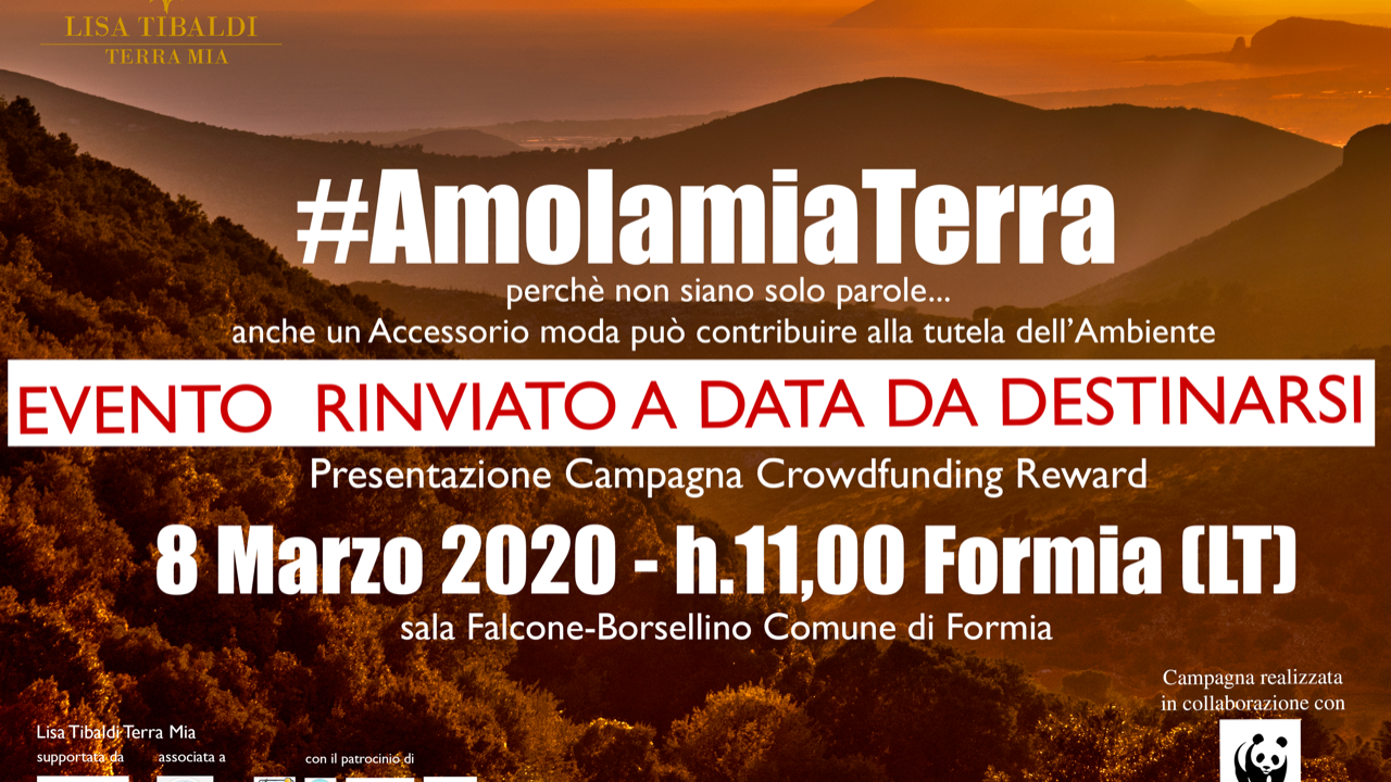 Presentazione della Campagna di Crowdfunding #AmolamiaTerra in collaborazione con il WWF Litorale Laziale