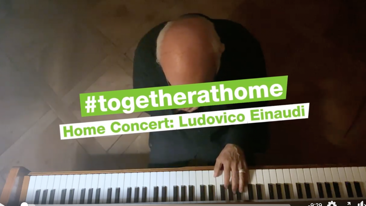 Emergenza Covid-19: Ludovico Einaudi suona per Greenpeace