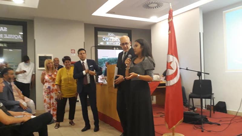 Tunisia, Co-mai: grazie all’ambasciata e al consolato tunisino per la premiazione di Foad Aodi per l’impegno contro il Coronavirus nella “Giornata della Scienza” dove sono stati premiati più di 100 giovani tunisini appena diplomati.