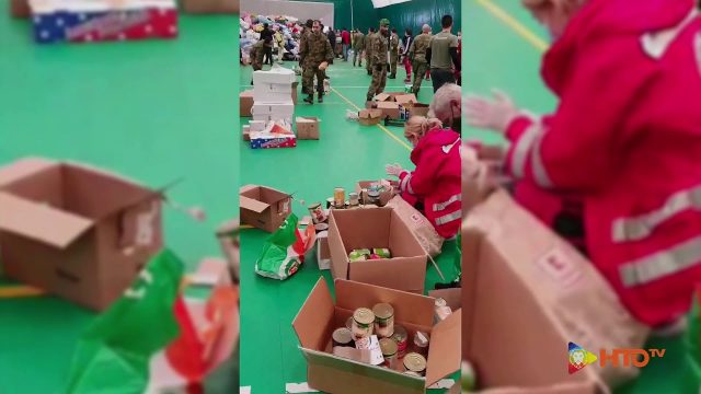 Croce Rossa Croata – Petrinji (HR), Ricezione e distribuzione degli aiuti umanitari