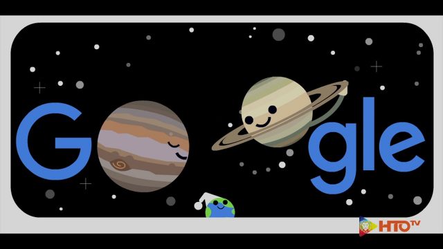 Google doodle – Celebrating Summer 2020 and The Great Conjunction! (Southern Hemisphere)