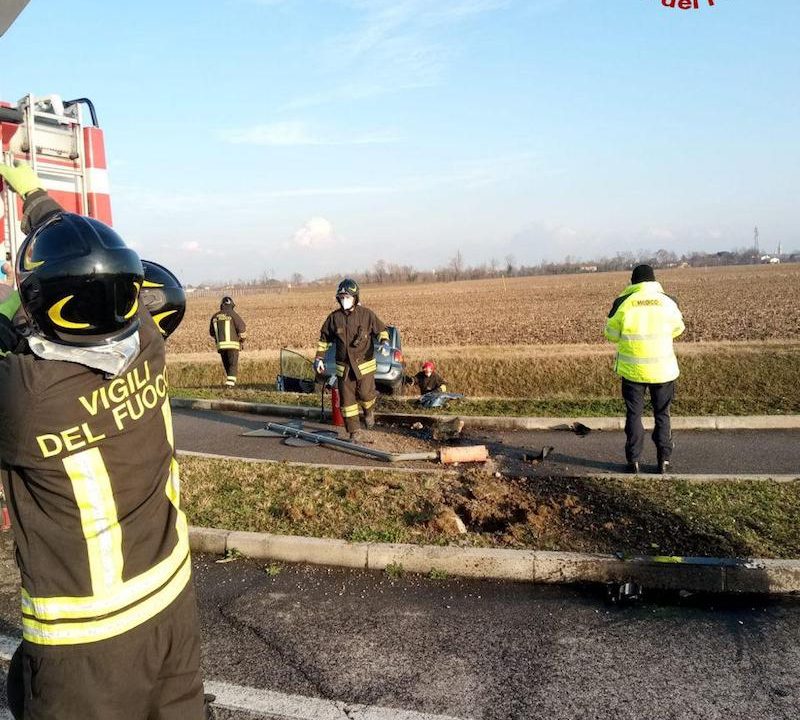 Vigili del Fuoco – Conegliano (TV), Incidente stradale in Tangenziale a Gaiarine