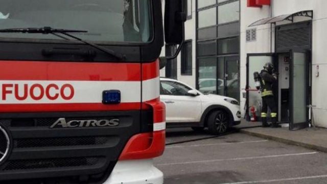 Vigili del Fuoco – Castelfranco Veneto (TV), Incendio nella cucina del Ristorante “Salotto Mondano”