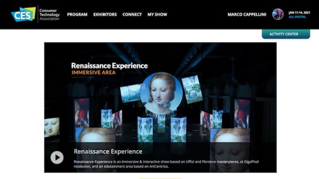 CES 2021 Las Vegas – Il Rinascimento Italiano al CES con with VirtuItaly (Italian Renaissance at CES with VirtuItaly)