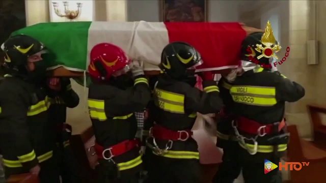 Vigili del Fuoco – Ossi (SS), Le esequie di Tonello Scanu deceduto in servizio a Nulvi