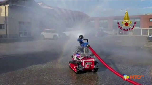 Vigili del Fuoco – Arezzo e Pistoia, Consegnato il nuovo robot cingolato Trypper